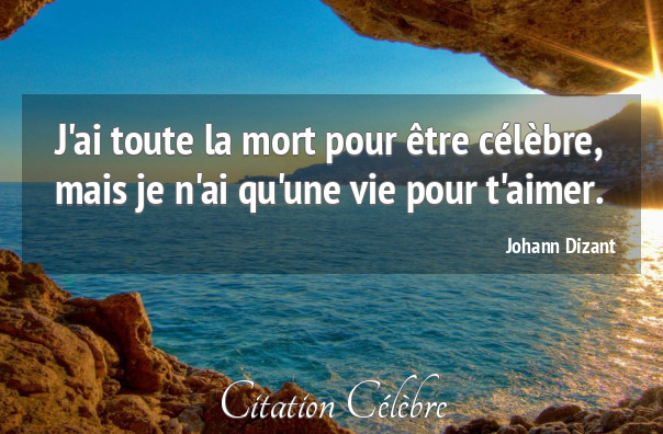 Citation johann dizant